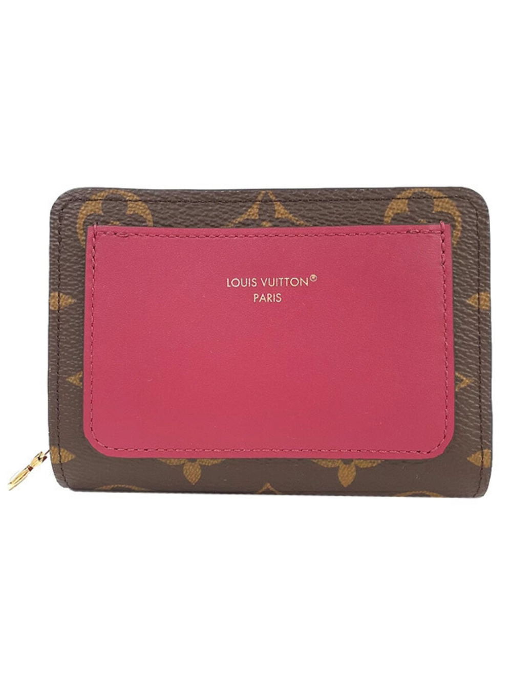 Louis Vuitton Monogram Portefeuille Lou Bi fold Short Wallet